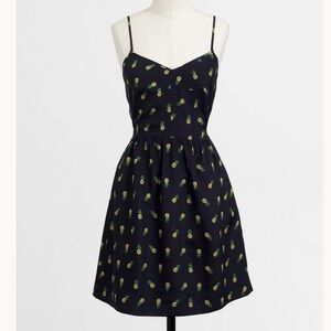 J. Crew - Navy Pineapple Dress